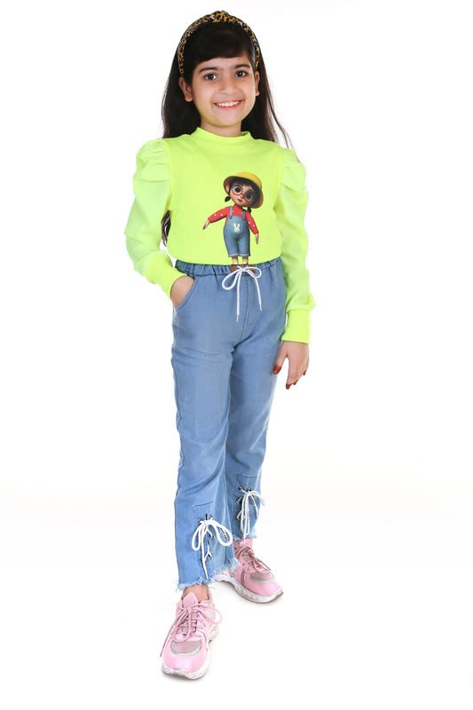 Image of Stylish and Fancy Puff Full Sleeve Tops for Girls Kids