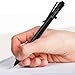 SMOOTHERPRO Bolt Action Pen, Stainless Steel Ballpoint Pen Compatible with Pilot G2 Refill, EDC Pen for Writing, Left-Handed Friendly, Black(TC141BK)