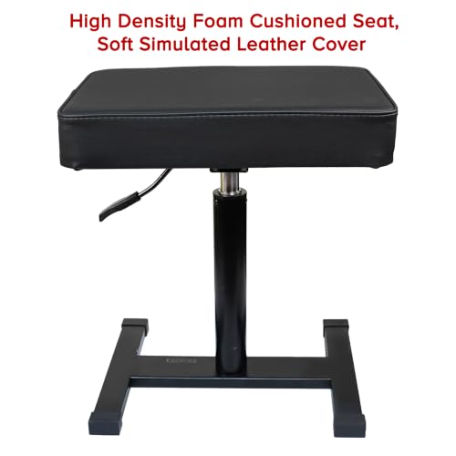 Image of Kadence NK602 Touring Series Hydraulic Keyboard & Piano Bench, Black