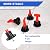 Tile Leveling System Kit 1/16", 250pcs Tile Levelers, 500pcs Tile Spacers and 5pcs Special Wrenches, Tools for Wall Floor Tile Adjustment, Floor Leveling Compounds
