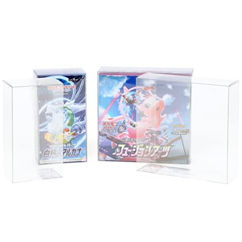 EYESRAIL ポケモンカード BOX セミハードローダー5×5個 保管用ケース 【おためしセット 管理シール付き】 (ハーフ＆レギュラー)