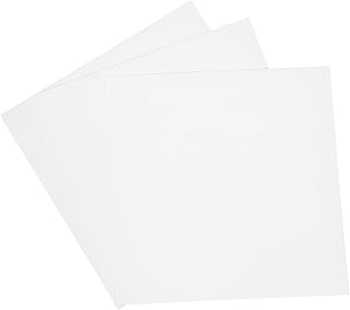 VILLFUL 20 Sheets Filter Paper for Experiment Practical Qualitative Filter Paper Industrial Filter Paper Large Filter Paper Paper Labs Filter Paper Oil Test Filter Paper White