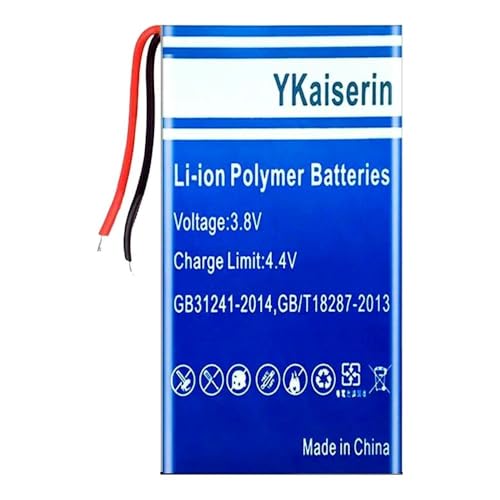NWZ-B152(361843 2 Cables) Long-Lasting 550mAh Compatible for Sony NWZ-B135F B152 NWZ-B172F NWZ-B162F B173F B183F Mp3 Player Battery,Repair kit with Tools 0 Cycle High Capacity