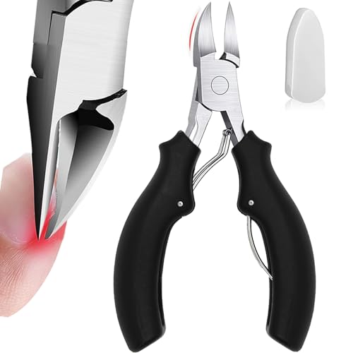 Toe Nail Clippers for Thick Nails & Ingrown Toenail, Precision Toenail Clippers Nail Cutter Nail Scissors for Toenails, Stainless Steel Toenail Scissors Ingrown Toenail Tool for Elderly Women Men