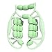 Zialofi Hand Held Muscle Roller for Legs Leg Roller Cellulite Leg Roller 24 Wheels Massage Tool for Golfer Elbow Neck Pilates Athlete, Green