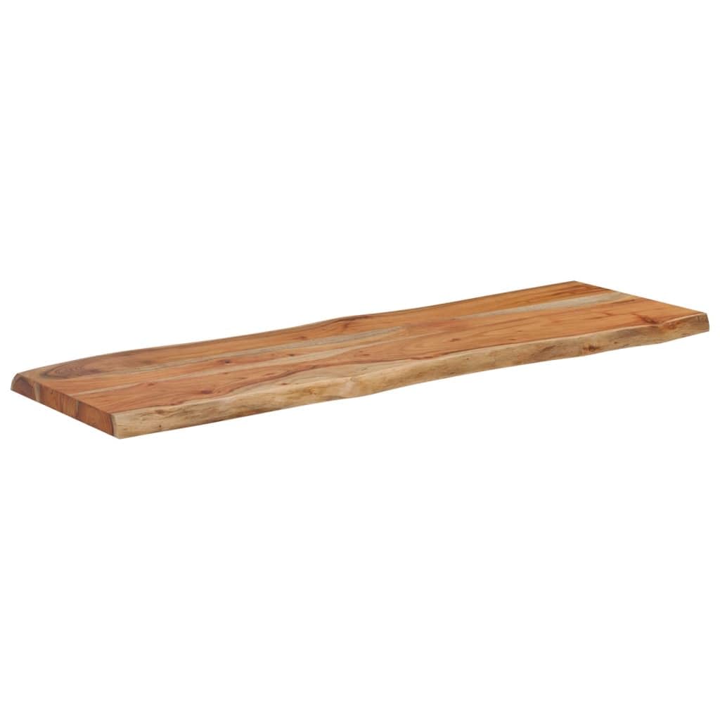 vidaXL Dessus de Table 120x40x2,5 cm rectangulaire Bois Massif Acacia, Dessus de Table rectangulaire, Dessus de Table à Manger, Planche de Remplacement