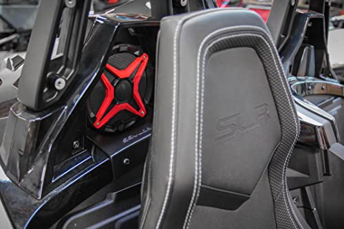 Ssv Works 2015-2023 Polaris Slingshot Speaker Enclosure Package Loaded W/Kicker 6.5" In Front Speaker Pods, Kicker 6.5" In Rear Deck Hump Pods, And 10" Kicker Comprt Subwoofer Behind The Seat #TOP4