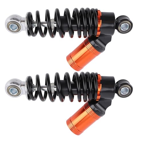 Pareja de Amortiguadores de Motocicletas de 180 Mm con Montaje Universal, Resorte de Alto Rendimiento para Motocicletas, Go Karts, ATV, Quad, Vehículos Todoterreno, Scooters