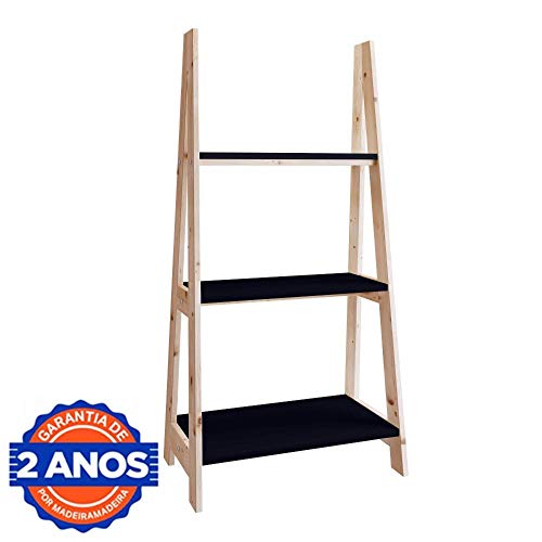 Estante Cavalete Tropical Madeira Maciça MadeiraMadeira Preto