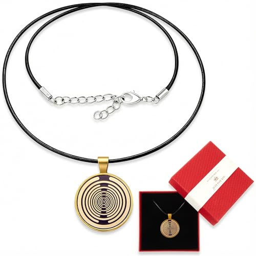 Relaxweex MWO Pendant Necklace Oscillator Coil Pendant with Chain Necklace