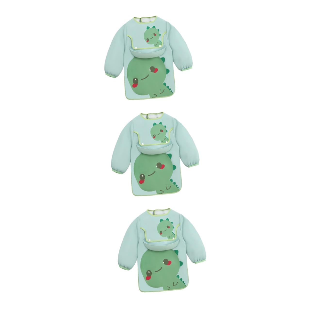 TOYANDONA bavoir Produits pour bébés tabliers de de dessin animé tablier pour rain coat enfants galetiere food peinture blouse qui une blouse Polyester