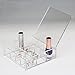 Choice Fun Jewelry and Accessories Tray Bead Organizer with Hinged Lid,12 Grids Transparent QFJJSN-NSF-1026