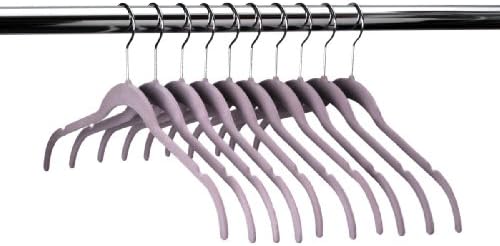 ULTRA-SLIM VELVET SHIRT HANGERS - SET OF 10-LAVENDER