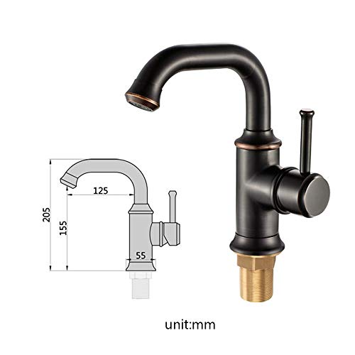 Robinet de lavabo eau chaude et froide avec mitigeur mécanique précis - 5