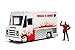 Produktbild Jada Toys Marvel Deadpool Foodtruck, Auto, Spielzeugauto aus Die-cast, öffnende Türen, Kofferraum & Motorhaube, inkl. Deadpool Figur, Maßstab 1:24, weiss