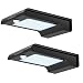 InnoGear 20 LED Solar Lights Motion Sensor Outdoor Light Waterproof Auto Security Night Detector Lighting for Gutter Fence Yard (Black)