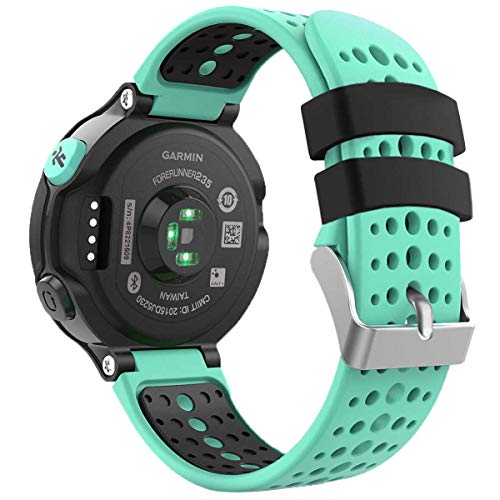 Image of Band Compatible with Garmin Forerunner 235, Soft Silicone Replacement Watch Band Strap Wristband for 220 /230 /235 /620 /630 /735XT /235 Lite Smart Watch for Women Men