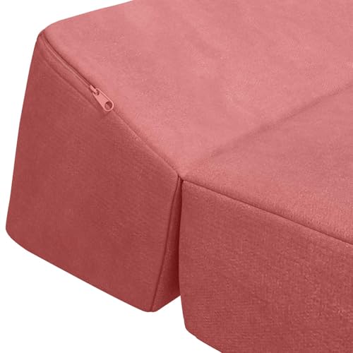 Sofá cama plegable de espuma de 120 x 60 x 49 cm con funda extraíble lavable 7