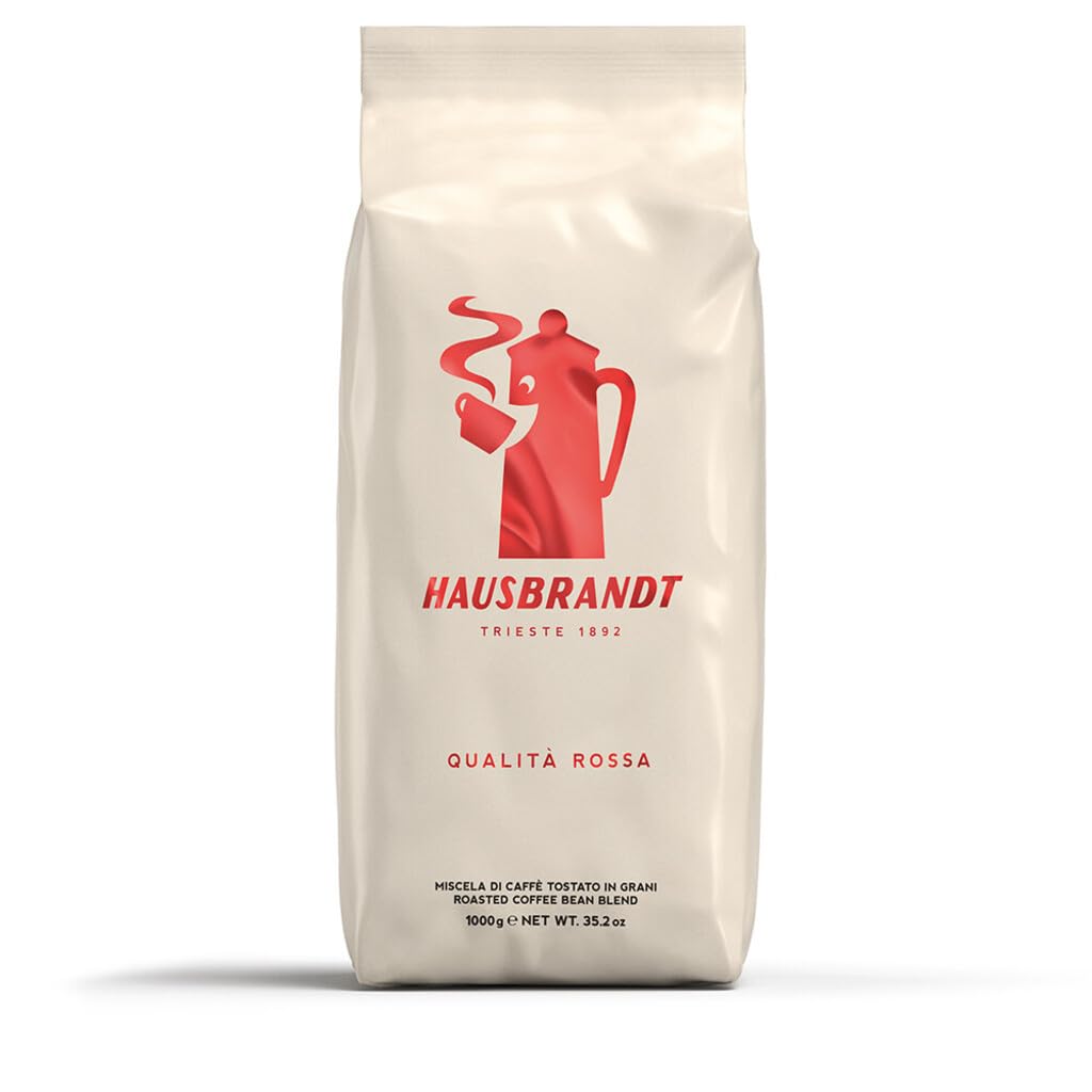 HAUSBRANDT Qualita Rossa 6 x 1kg Kaffee ganze Bohne