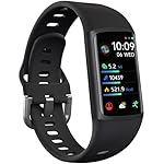 FITVII FINO 2 Slim Fitness Tracker, Smart Watch with Blood Oxygen, Sleep Monitor, 24/7 Heart Rate & Blood Pressure, IP68 Waterproof Health Activity Trackers with Calories Step Counter for Women Men