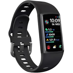 FITVII Slim Fitness Tracker for Women Men, Fitness Watch for Android iOS