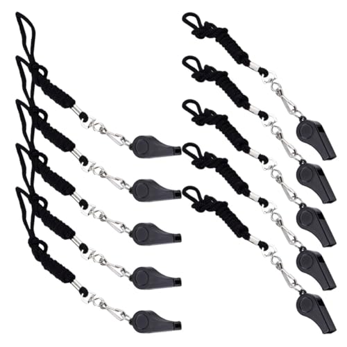 Silbatos plásticos impermeables para árbitros 10 pcs miniatura 1