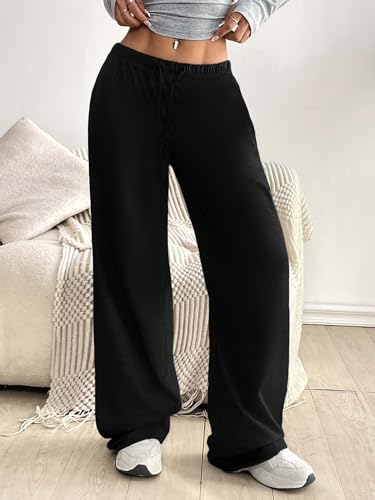 Image of dockstreet Straight Wide fit Long Length Open Bottom Jogger for Women /Trending Multi Pocket Style, Relaxed Casual Pants for Women