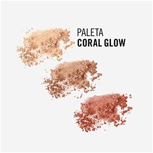 Rimmel rozświetlająca paletka do konturowania twarzy 3w1 nr 002 Coral Glow