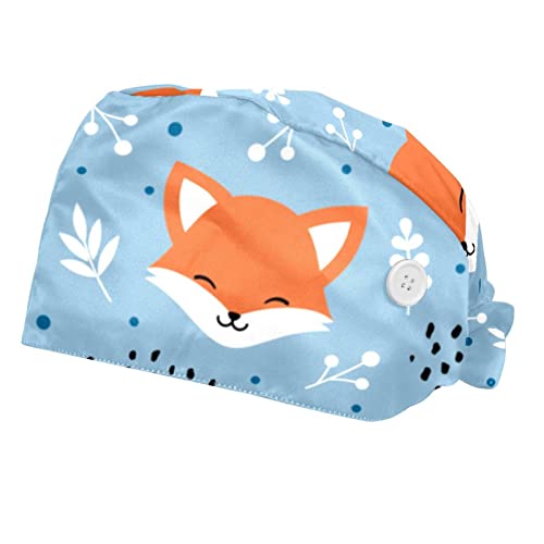 Chapeaux bouffants JDEZ motif renard ajustable lot de 2