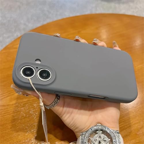 Coque de protection silicone iPhone 16 15 14 13 Pro Max antichoc souple