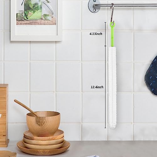 Image of Sewer Drain Brush, Drain Clog Remover, 17inch Flexible Long Pipe Hair Clogs Catcher Cleaner Tool for Toilet, Kitchen Sink, Bathroom Tub, Sewer Drain