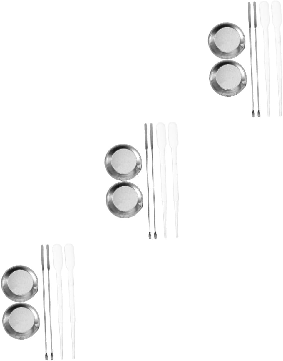 TEHAUX 3sets Model Painting Accessories Paint Mixing Stirrer Tray Palette and Dropper