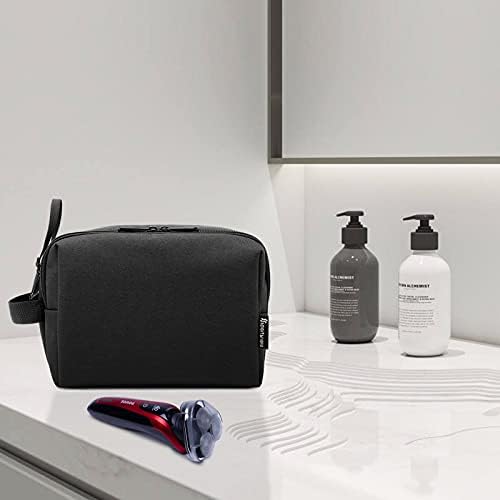 Toiletry Bag for Men, Travel Toiletries Bags, Water-Resistant Dopp Kit, Shaving and Shower Kit Bag for Women, Black 6 Toiletry Bag for Men, Travel Toiletries Bags, Water-Resistant Dopp Kit, Shaving and Shower Kit Bag for Women, Black