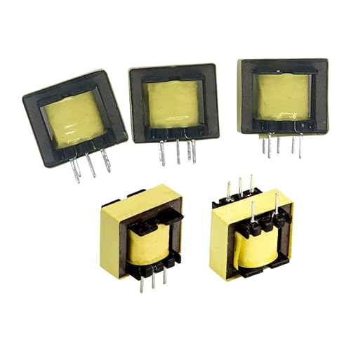 5 Pieces EE16 Audio Transformer Coupling Transformer Sturdy Practical Mini for Office Playground Broadcast Speaker