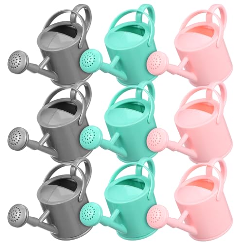 Veemoon 9 Mini Regaderas, Accesorios de Jardín para Casa de Muñecas, Herramientas de Jardinería en Miniatura para Plantas de Interior Y Manualidades.