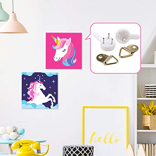 Tacobear Einhorn Malen Nach Zahlen Kinder ab 5 6 7 8 9 10+ Jahre Mädchen DIY Ölgemälde Paint by Numbers Bastelset Kinder… – Bild 7