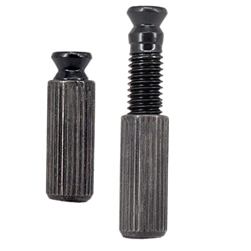 Goupilles de chevalet vibrato noir en métal pour guitare électrique
