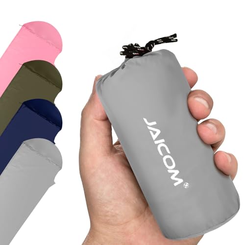 JAICOM Sac de Couchage - Drap de Sac de Couchage de Voyage Ultra-léger et Doux 100% Nylon, Sac a Viande 150 g, Emballage Ultra-Compact, Idéal pour...