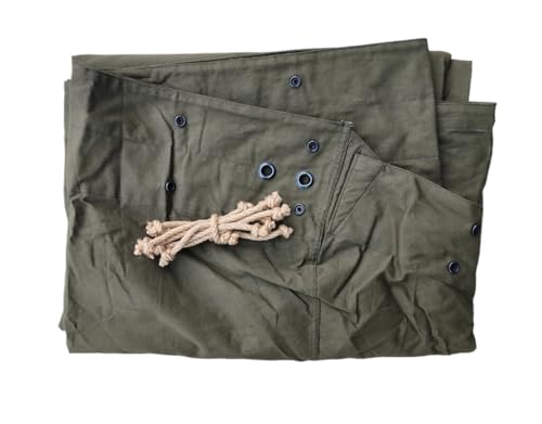 Reproduction Outdoor Tactical Vietnam War US Green Canvas Half Shelter Tent