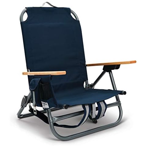 Sport-Brella Backpack Chair, Aluminum, Navy, One Size Cover