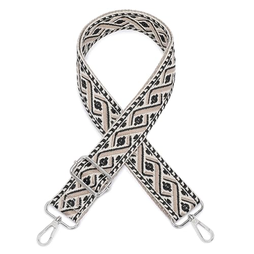 QKEPCY Taschengurt Aus Nylon – Verstellbarer Schultergurt Mit Karabiner, Breit (2,5 Cm Oder 3,8 Cm), 150 Cm Länge