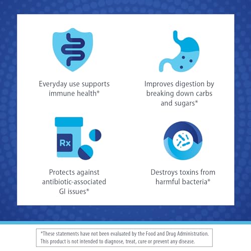 image for Florastor Probiotics for Digestive and Immune Health, 54 Capsules, Pro