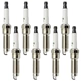Powkos Iridium Spark Plugs SP509 Compatible with F150 F250 F350 Expedition Explorer Mustang