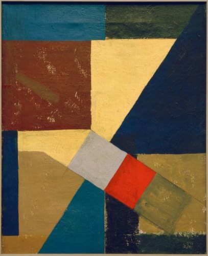 Tableau toile Kurt Schwitters pour habiller un grand mur blanc vide 60x90