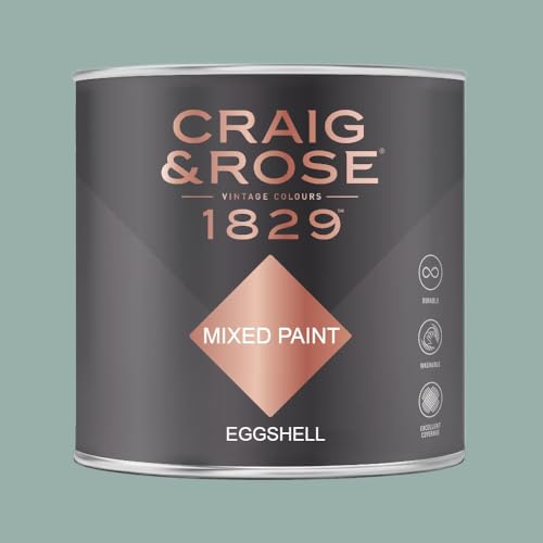 Image of Paint Stop CRAIG & ROSE 1829 EGGSHELL MORRIS BLUE 750ML