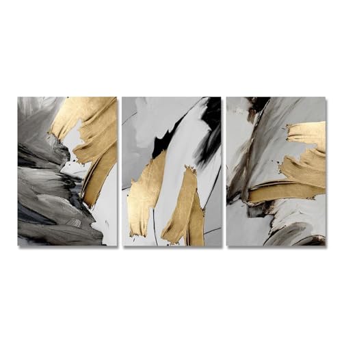 Peinture murale abstraite grise toile loft et grand tableau appartement