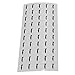 Savor The Memories Food Choice Stickers for Place Cards- Meal Stickers (Clear with Black Icon, Vegetarian (Carrot))