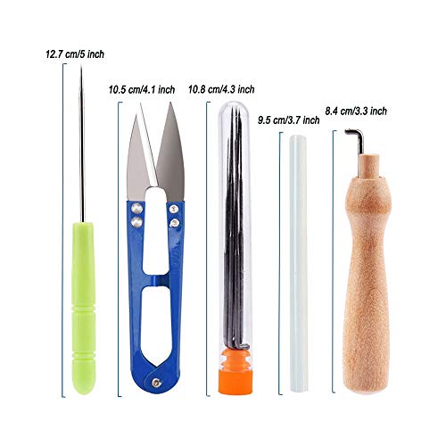 Yuhtech - Kit per infeltrimento ad ago, 36 colori