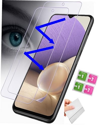 Compatible con MEIZU 16S - Kit de 2 películas hidrogel de alta transparencia, pantalla nítida y filtro de luz azul