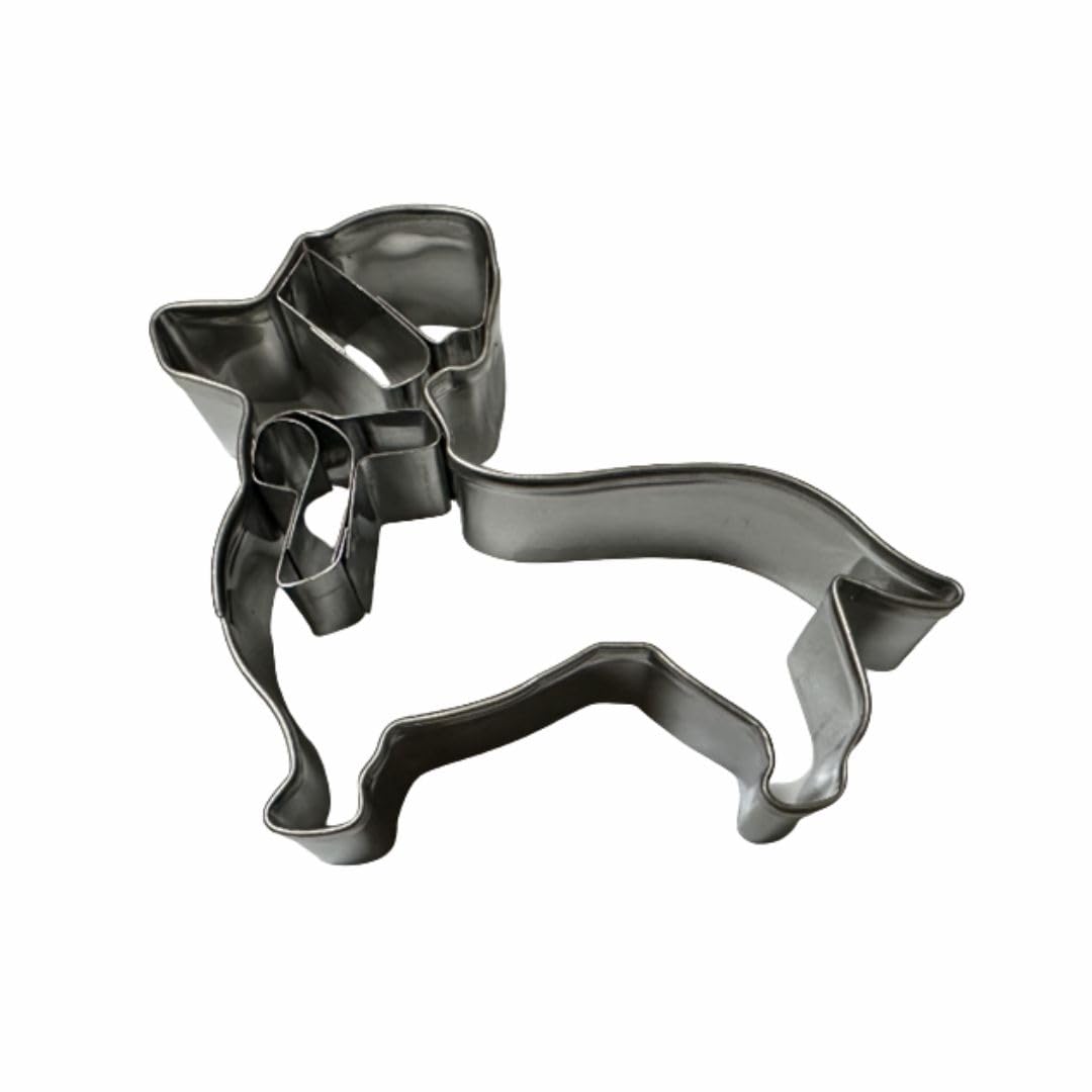 Tala Christmas Sausage Dog Cookie Cutter – Festive Holiday Dog Shape for Creating Adorable Christmas Cookies, Biscuits, and Holiday Treats